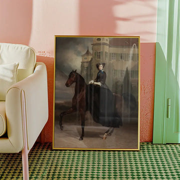 Retrato de Elisabeth en Bayern — póster en una ambientación de ejemplo; marco no incluido