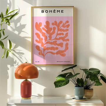 Coral Bohème by Unknown Artist - Art Print Mockup 2