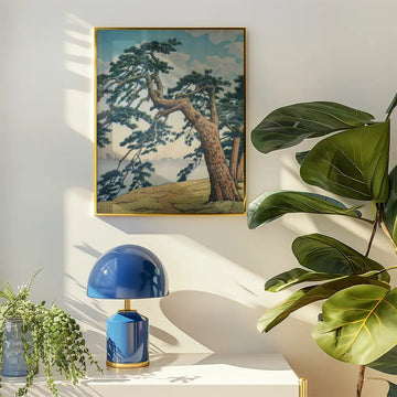 Mañana Brumosa en Yotsuya Mitsuke — póster en una ambientación de ejemplo; marco no incluido