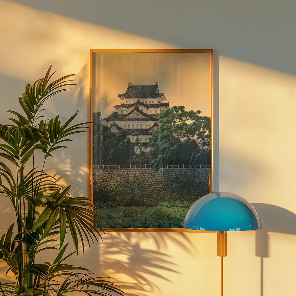 Castillo de Nagoya — póster en una ambientación de ejemplo; marco no incluido