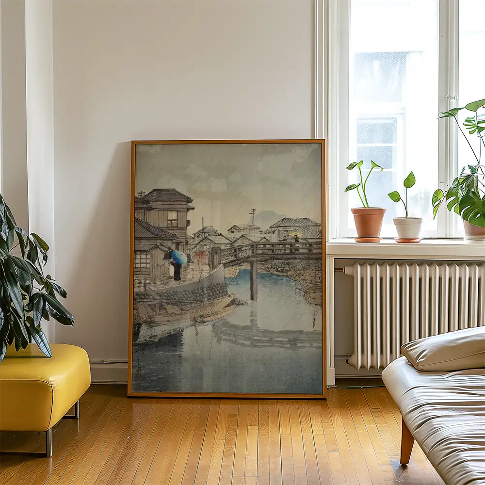 Shinagawa — póster en una ambientación de ejemplo; marco no incluido
