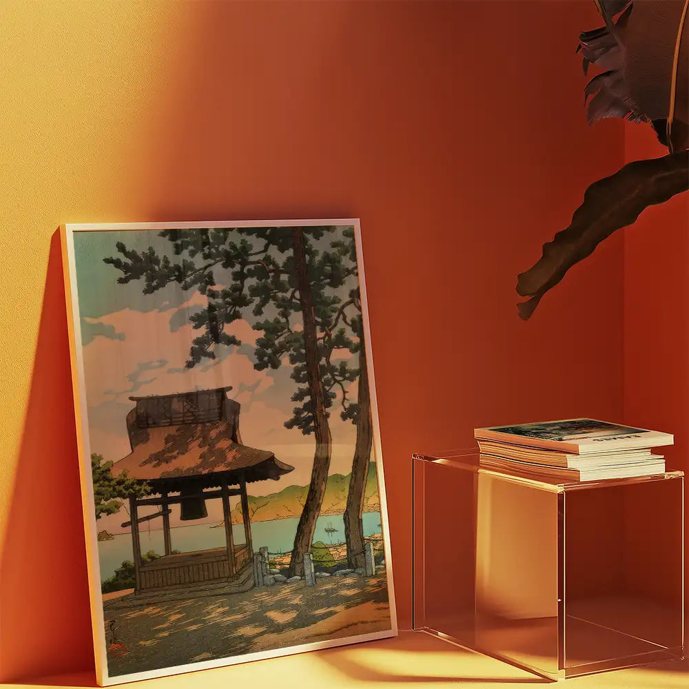 Templo Shogetsu, Ito, Izu — póster en una ambientación de ejemplo; marco no incluido