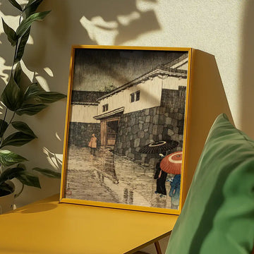 Uchiyamashita, Okayama — póster en una ambientación de ejemplo; marco no incluido