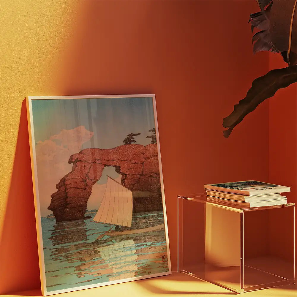 Isla Zaimoku, Matsushima — póster en una ambientación de ejemplo; marco no incluido