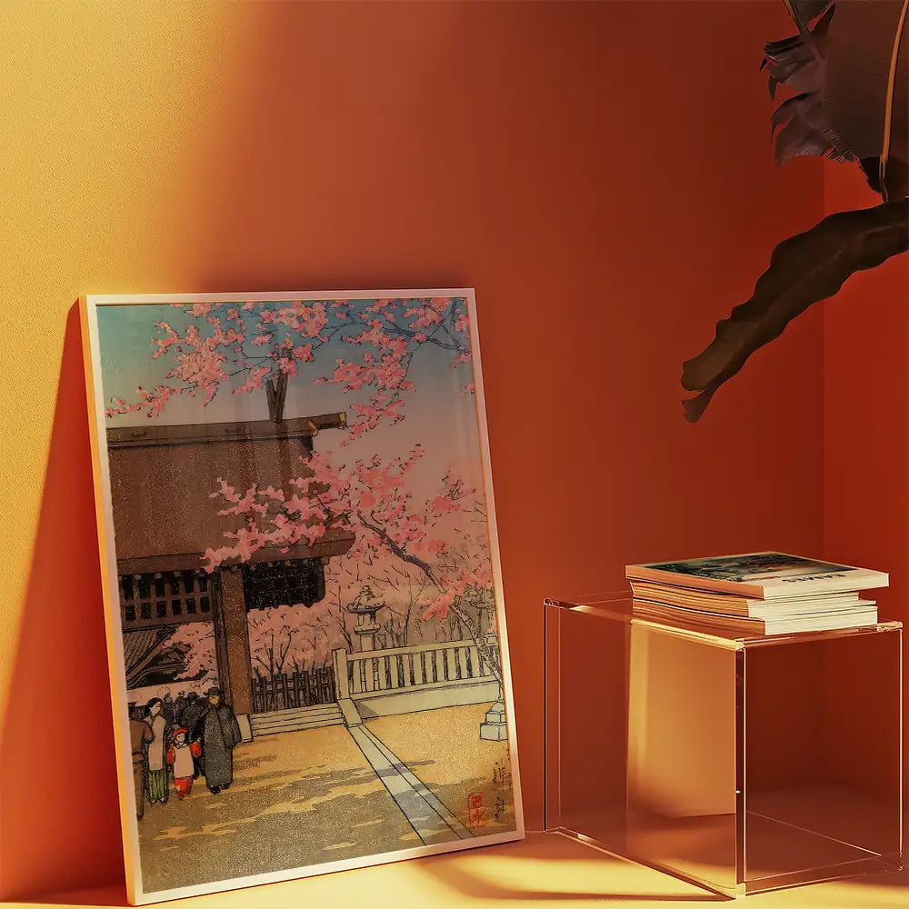 Santuario Yasukuni — póster en una ambientación de ejemplo; marco no incluido