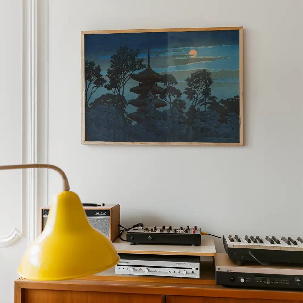 Ikegami Honmonji — póster en una ambientación de ejemplo; marco no incluido