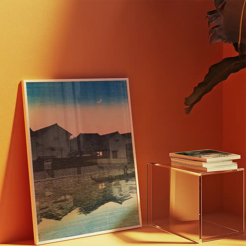 Matsue, Izumo — póster en una ambientación de ejemplo; marco no incluido