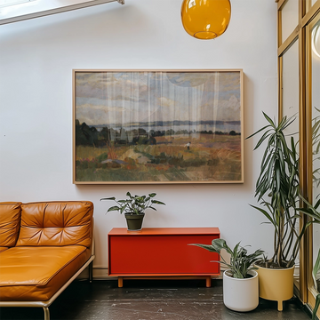 Herbststimmung am Untersee — póster en una ambientación de ejemplo; marco no incluido