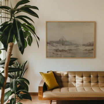 Winter Morning — poster in an example room arrangement; frame not included