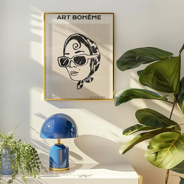 Chic Shades — poster in an example room arrangement; frame not included