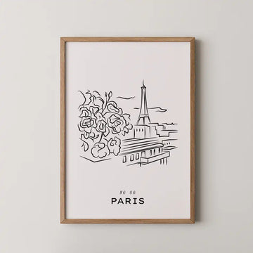 Eiffel Sketch by Unknown Artist - Fine Art Print
