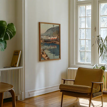 El Mar Interior, Seto Naikai Kinoe — póster en una ambientación de ejemplo; marco no incluido