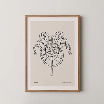 Carnival Mask by Unknown Artist - Fine Art Print