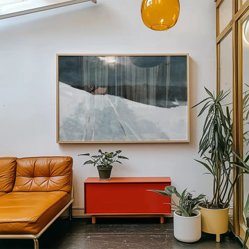 Sleigh Ride — poster in an example room arrangement; frame not included
