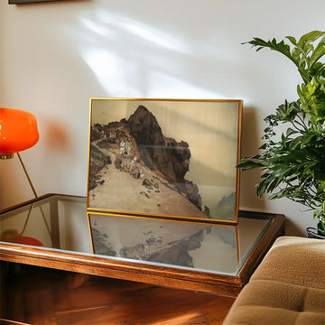 Le sommet du Fuji — affiche dans une mise en scène d’exemple ; cadre non inclus