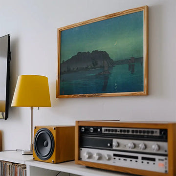 Tone River — poster in an example room arrangement; frame not included