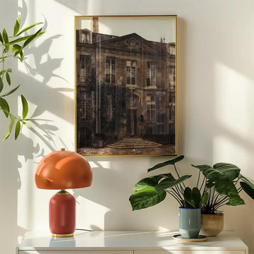 L'Hôtel Le Brun — póster en una ambientación de ejemplo; marco no incluido