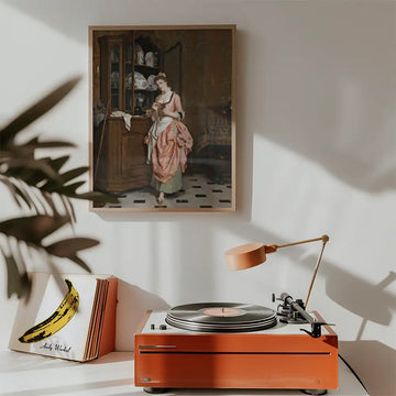 The Aperitif — poster in an example room arrangement; frame not included