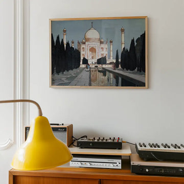 Taj Mahal, Agra — póster en una ambientación de ejemplo; marco no incluido