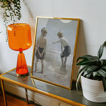 The Boys In The Sea No 1 — poster in an example room arrangement; frame not included