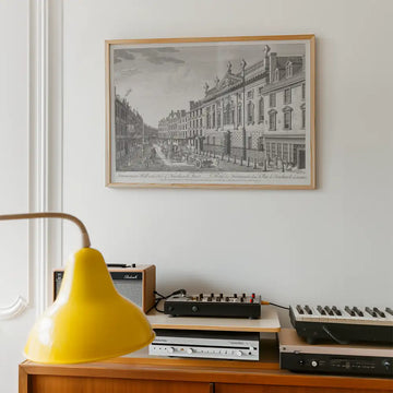 Ironmonger's Hall con Vista de Fenchurch Street — póster en una ambientación de ejemplo; marco no incluido