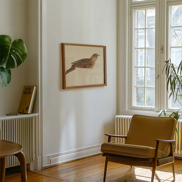 A Bird — poster in an example room arrangement; frame not included