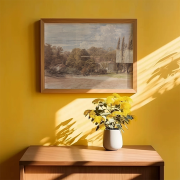 Jardines de Kensington — póster en una ambientación de ejemplo; marco no incluido