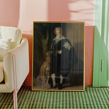 James Stuart — póster en una ambientación de ejemplo; marco no incluido