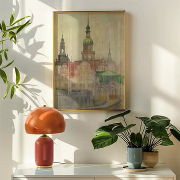 Las Torres del Zwinger — póster en una ambientación de ejemplo; marco no incluido