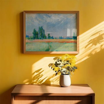 Champ De Blé — póster en una ambientación de ejemplo; marco no incluido