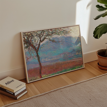 Champ À Giverny — póster en una ambientación de ejemplo; marco no incluido