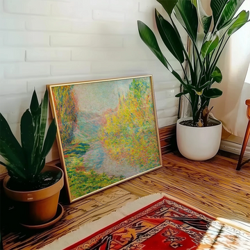 Automne À Jeufosse — póster en una ambientación de ejemplo; marco no incluido