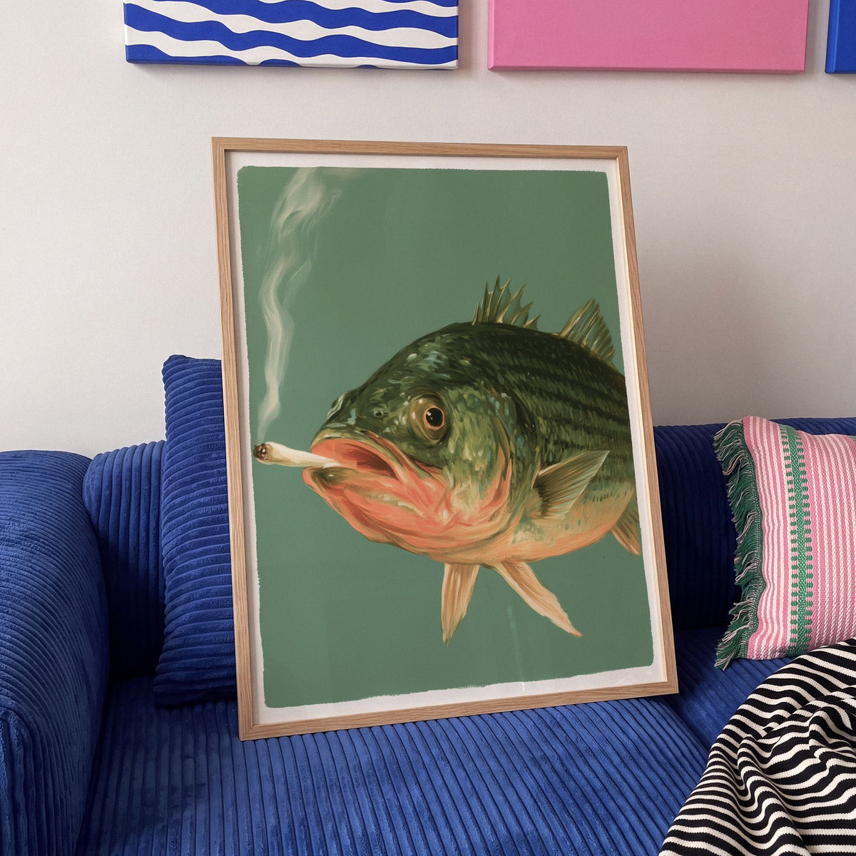 Sage Smoker - Art Print Mockup 4