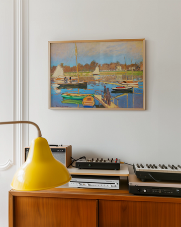 Le bassin d'Argenteuil — póster en una ambientación de ejemplo; marco no incluido