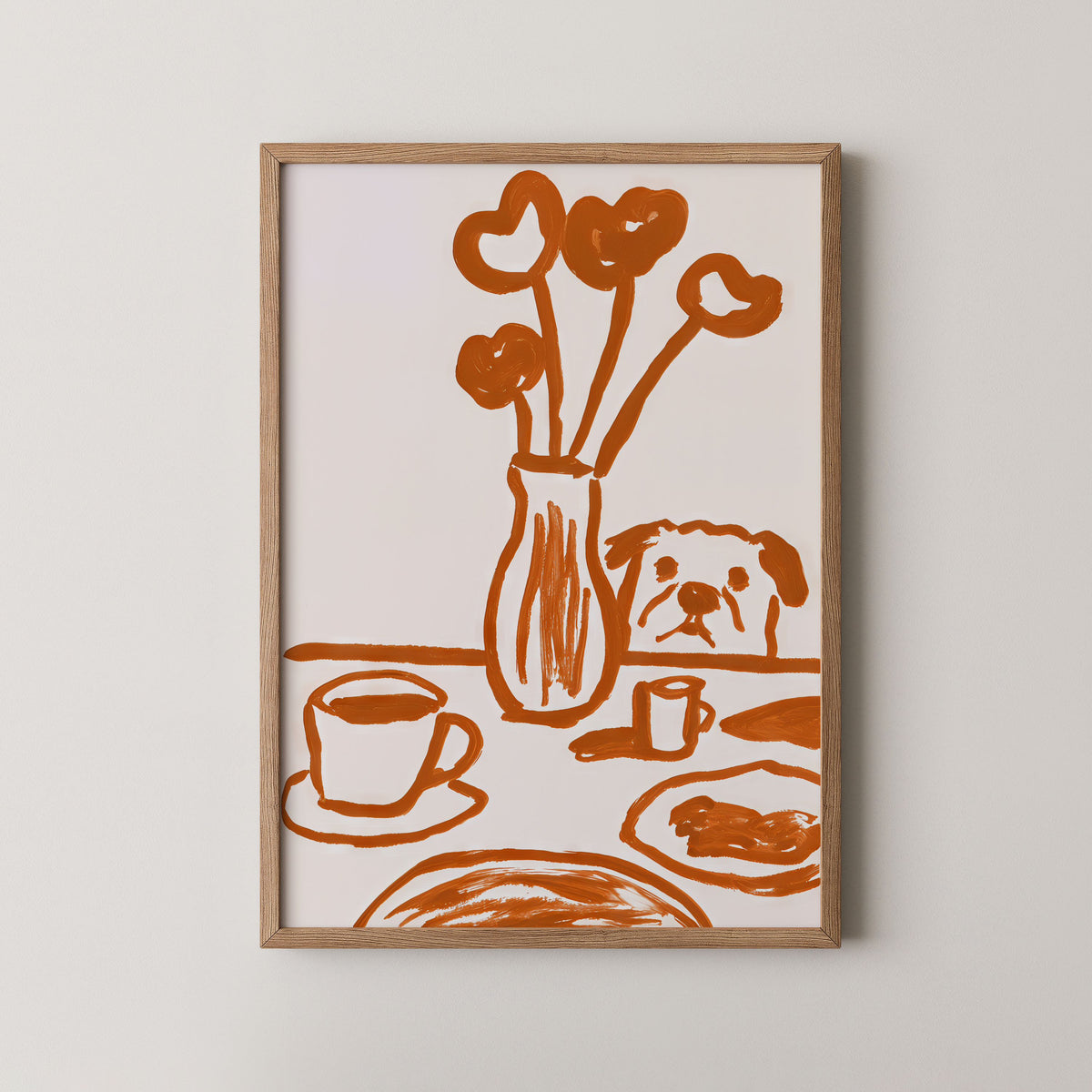 Peekaboo Pup - Art Print Mockup 1