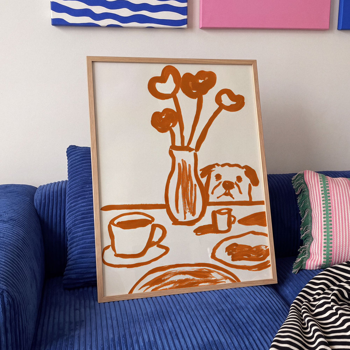 Peekaboo Pup - Art Print Mockup 4