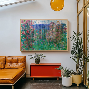 La Maison Dans Les Roses (I) — póster en una ambientación de ejemplo; marco no incluido