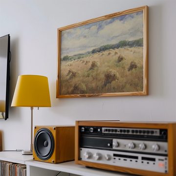 Maryland Wheat Fields — poster in an example room arrangement; frame not included