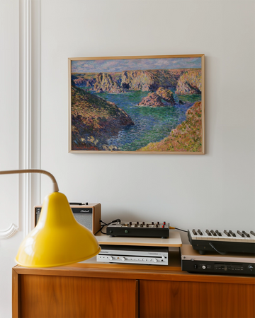 Port-Domois, Belle-Isle — póster en una ambientación de ejemplo; marco no incluido