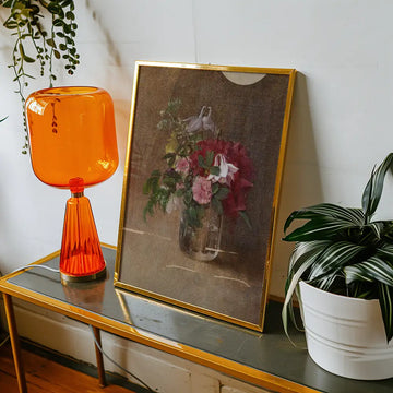 Flores en un Vaso — póster en una ambientación de ejemplo; marco no incluido