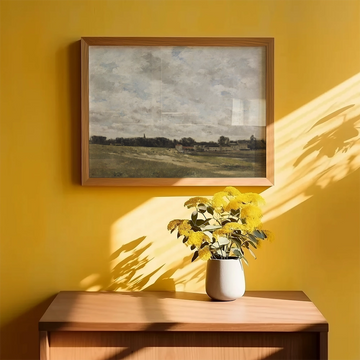 Paisaje (Jean-Eugène Clary) — póster en una ambientación de ejemplo; marco no incluido