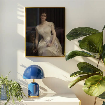 Retrato de Mary Victoria Leiter — póster en una ambientación de ejemplo; marco no incluido