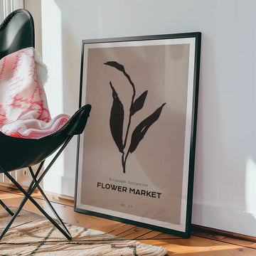 Botanical Silhouette by Unknown Artist - Art Print Mockup 2