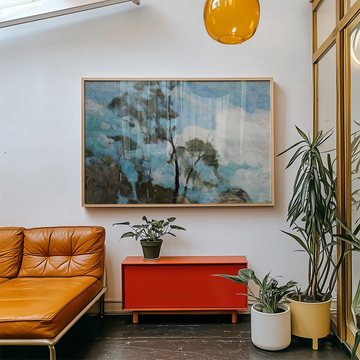 Céu De Teresópolis — poster in an example room arrangement; frame not included