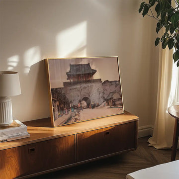 Dainan Gate in Mukden — poster in an example room arrangement; frame not included