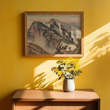 Habuka san — poster in an example room arrangement; frame not included