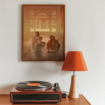 Una Ventana en Fatehpur Sikri — póster en una ambientación de ejemplo; marco no incluido