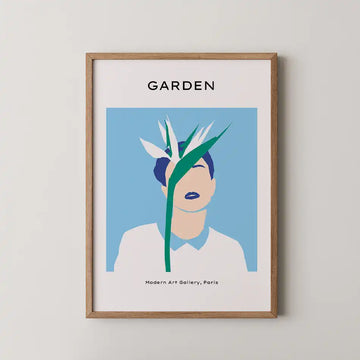 Bird of Paradise Portrait by Unknown Artist - Fine Art Print