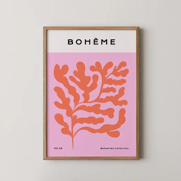 Coral Bohème by Unknown Artist - Fine Art Print