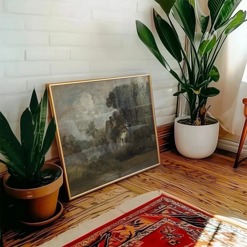 La Casa de Willy Lott — póster en una ambientación de ejemplo; marco no incluido